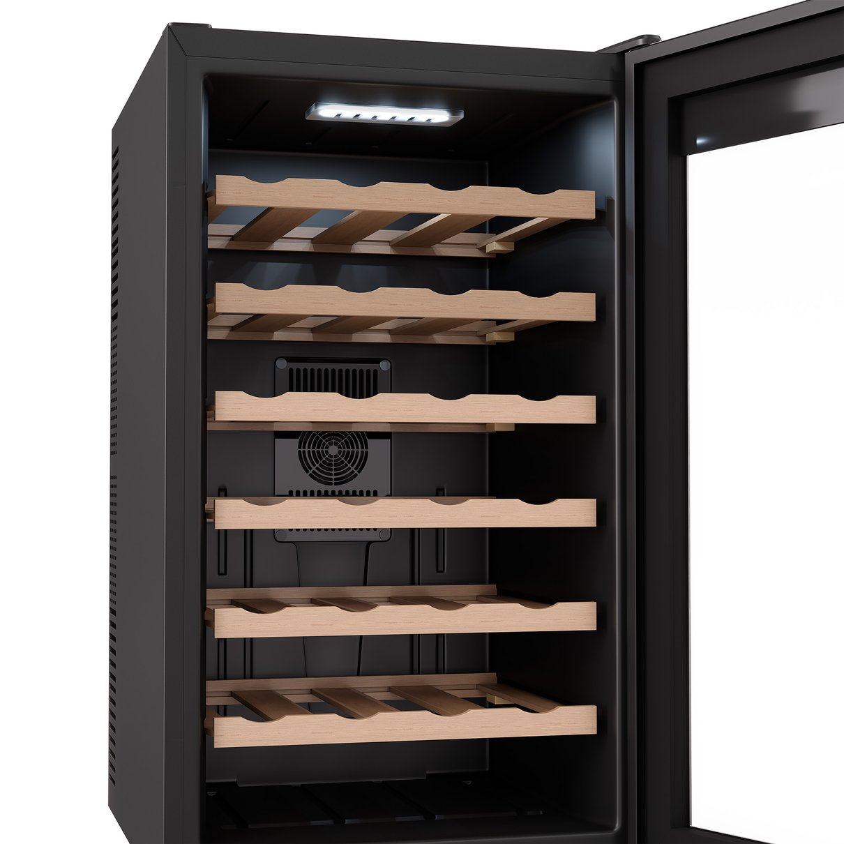 Prateleiras em madeira Adega Invita