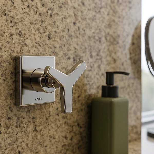 Acabamento Registro Docol City Grafite Escovado