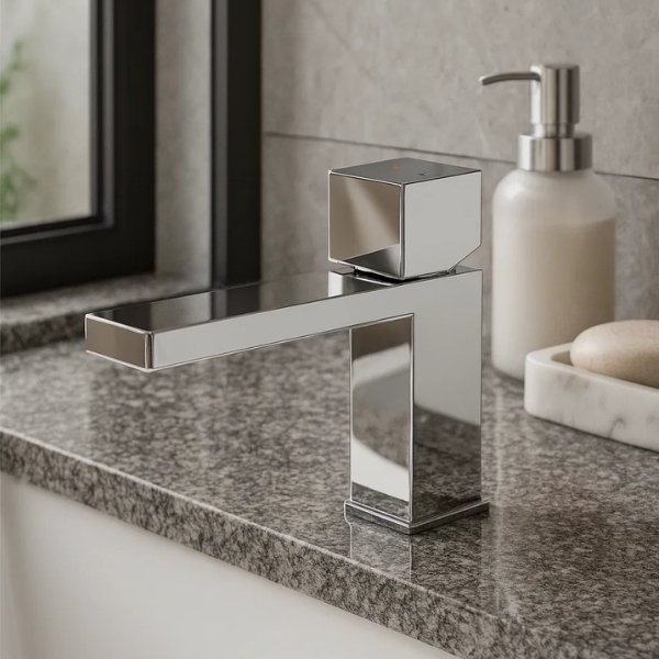 Torneira Monocomando Docol M&iacute;nima Bica Baixa Cromada