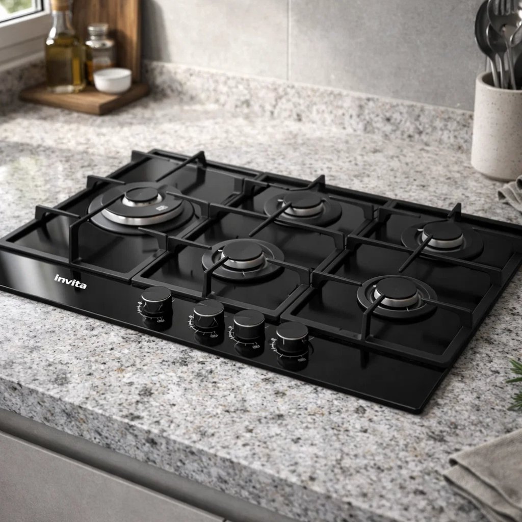 Trempes em ferro fundido Cooktop Invita