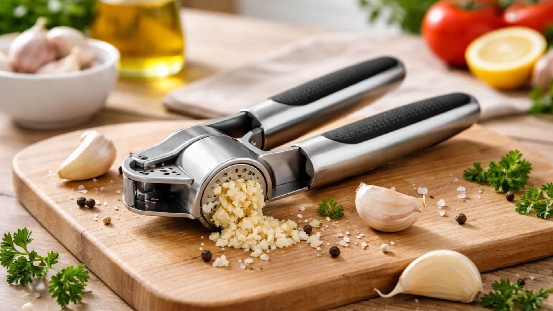 Utensílios para Cozinha - Esmagador de Alho - Dunard