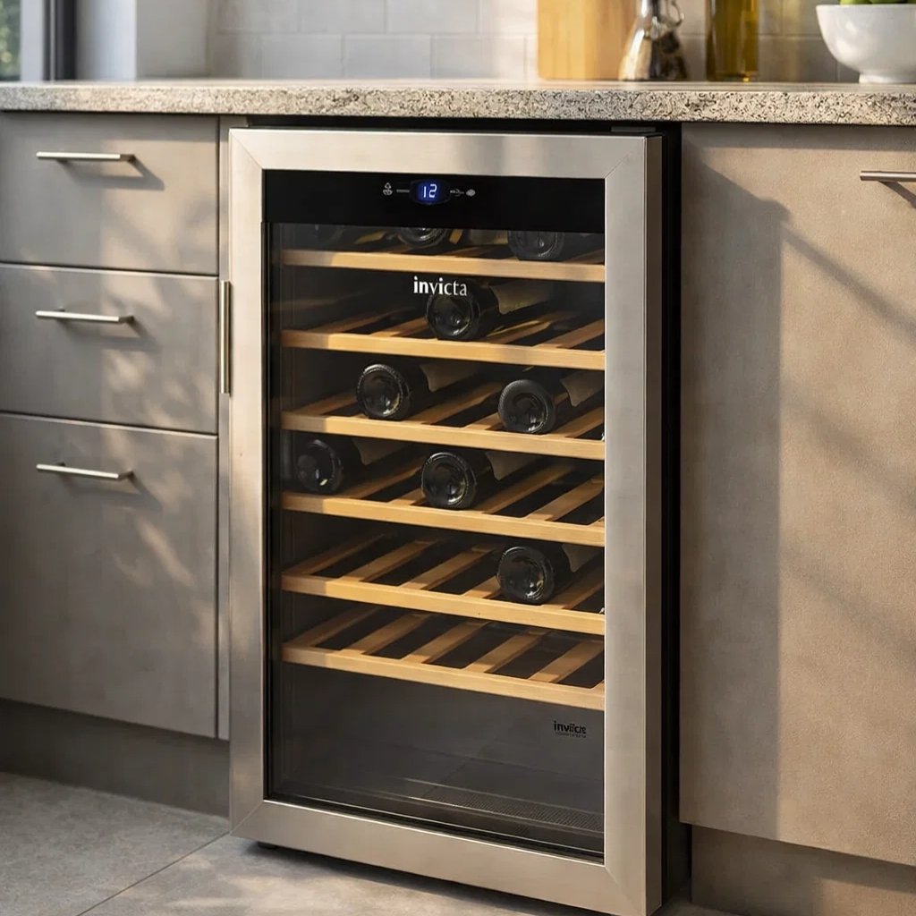 Porta com tecnologia Low-E Adega Invita