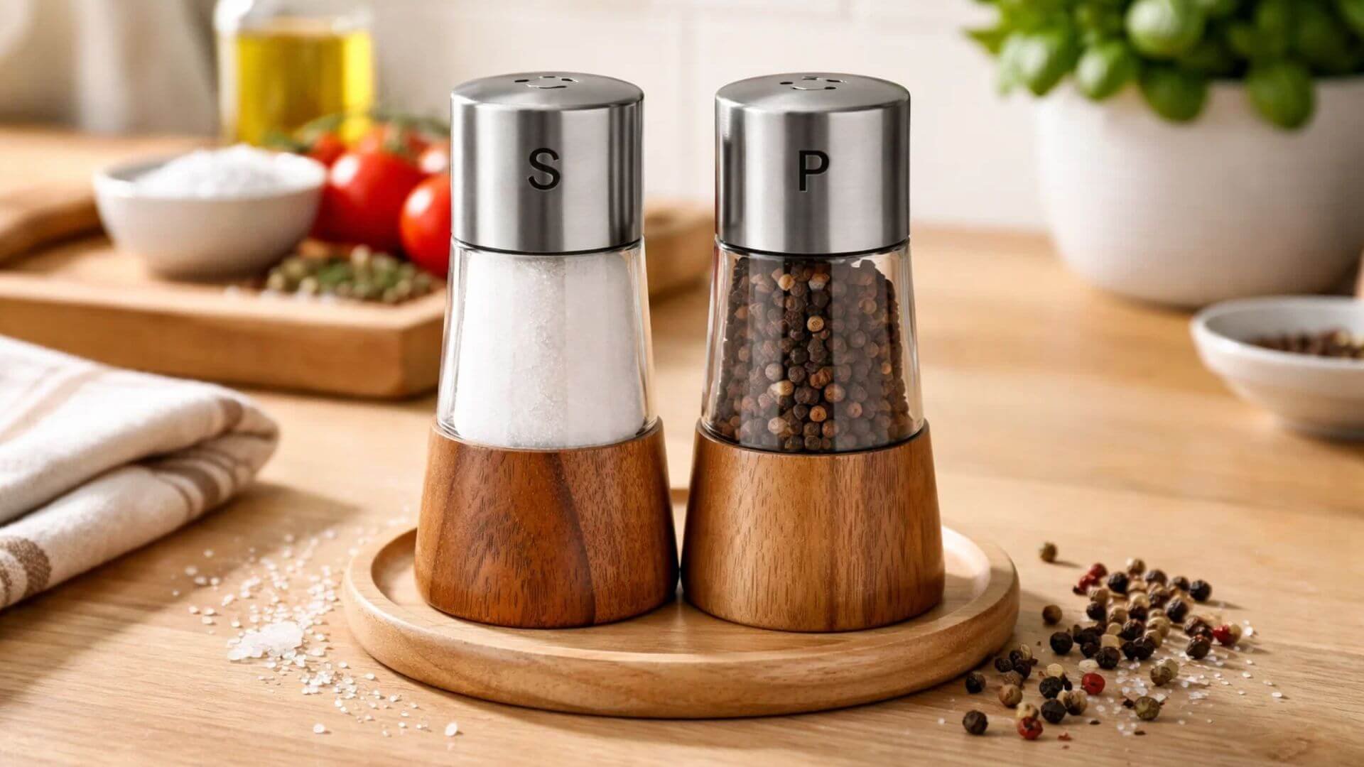 Utensílio para Cozinha - Saleiro e Pimenteiro - Dunard