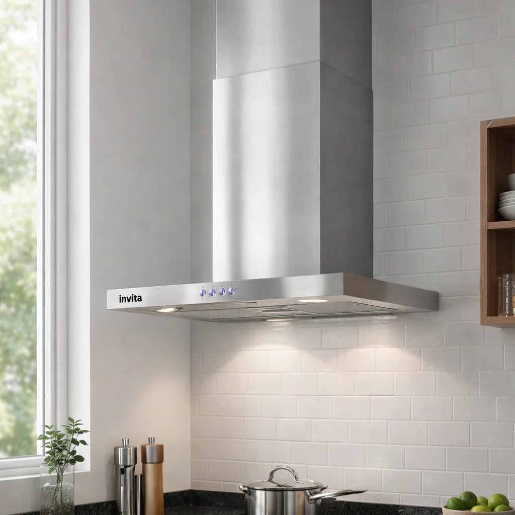 Alta suc&ccedil;&atilde;o Coifa de Parede Invita 60 cm