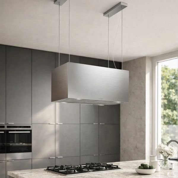 Coifa de Ilha Tramontina Cube Isla Silent T Smart 90 cm