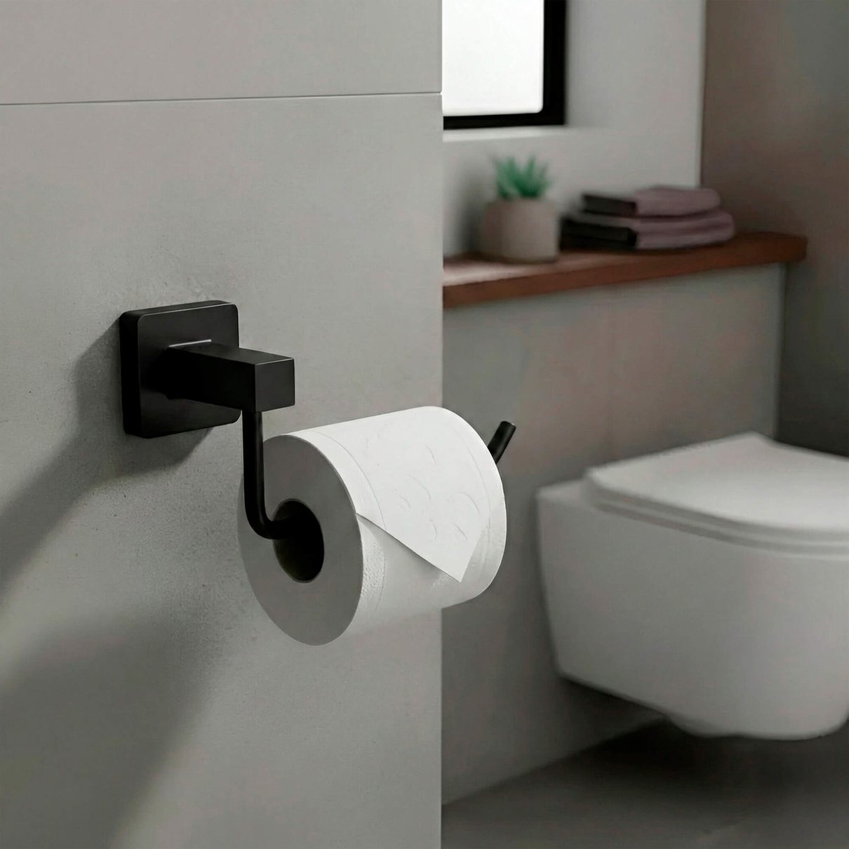 Papeleira Dunard Omega Premium Onix Preto Fosco