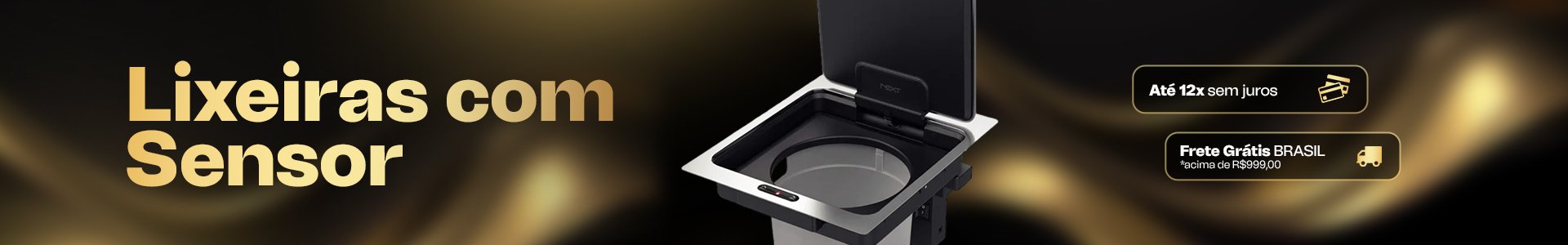 Banner - Cozinha - Lixeiras C/ Sensor - Categorias