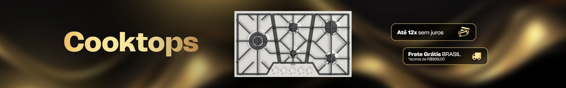 Banner - Cozinha - Cooktops - Categorias Banner - Cozinha - Cooktops - Categorias