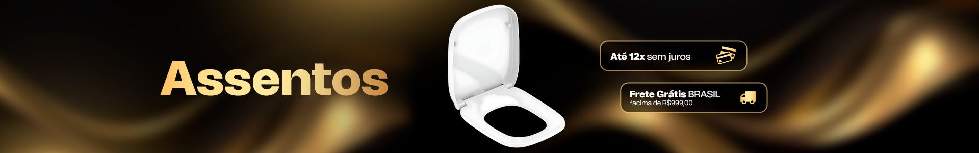 Banner - Banheiro - Assentos - Categorias