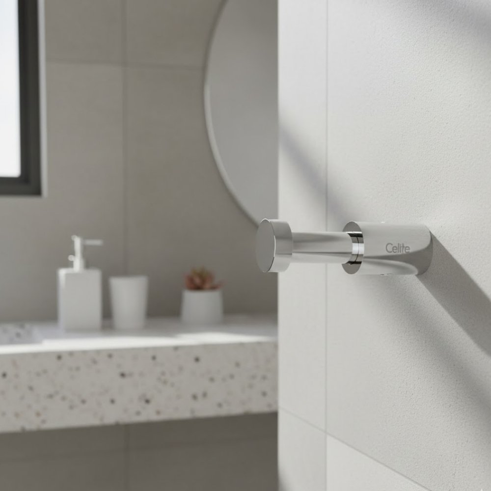 Cabide de Metal Flow Cromado Celite