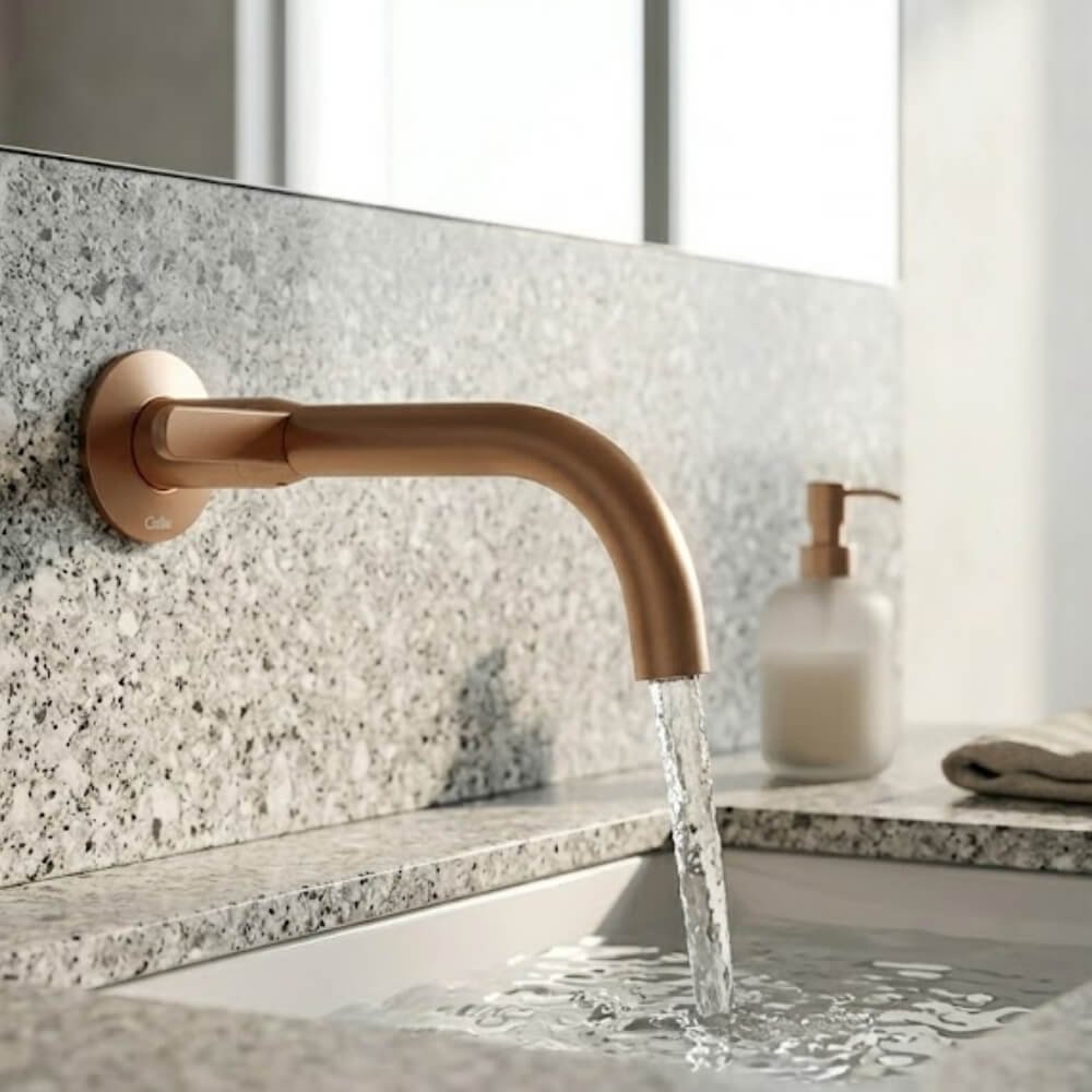 Acabamentos Torneira Roca Design Cromado Rose Gold Preto Fosco
